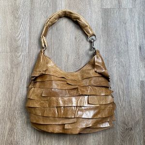 Vintage 90s Cache leather purse .